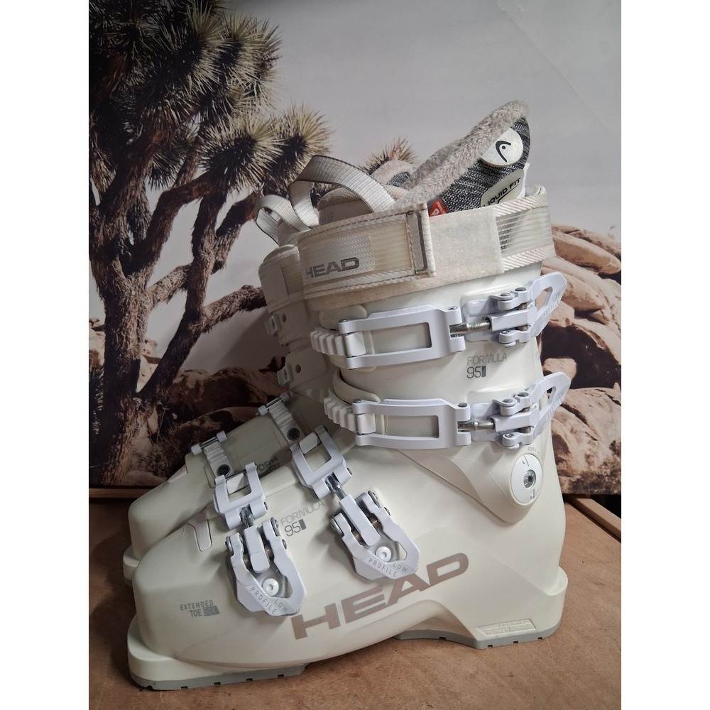 Head Formula 95 W Womens Ski Boots White Silver Size 24.5 283mm